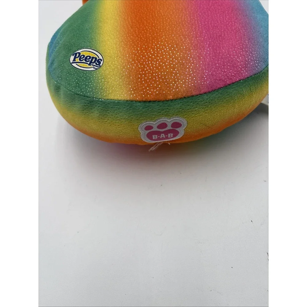 Build A‎ Bear Peeps Plush Rainbow Colored 16 Inches Tall Easter Preowned